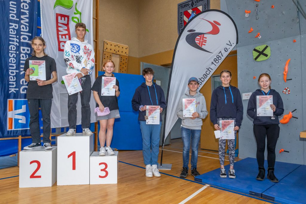 Jugend B 17. Vereinsmeisterschaft Sportklettern des TV Ransbach