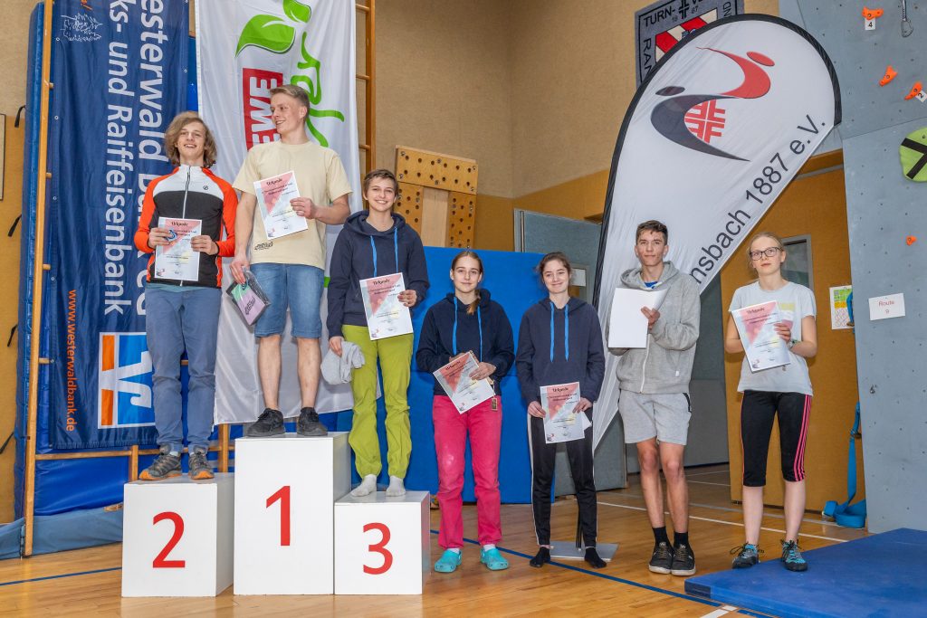 Jugend A 17. Vereinsmeisterschaft Sportklettern des TV Ransbach