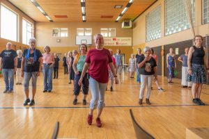 Volle Halle zum Linedance-Café